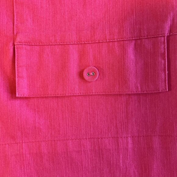 KORET Blazer Women’s S Hot Pink 3 Button 3/4 sleeves Cotton Blend Pockets Career - Picture 5 of 11